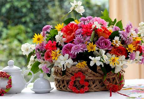 Создание цветочных композиций - flower arrangements